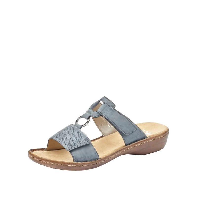 Rieker Women's Frühjahr/Sommer 628m6 Mules, Blue12, 6.5 UK