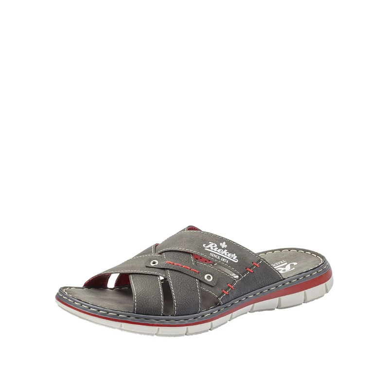 Rieker Men's 25199 Mules, Anthracite Smoke 43, 6.5 UK