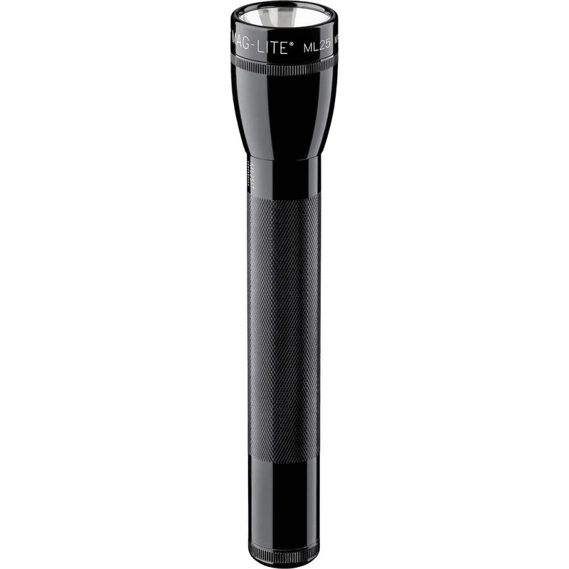 Mag-Lite 3 C-Cell Flashlight, Aluminium, Black, 222 m