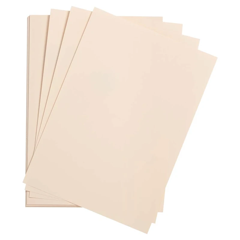 Clairefontaine - Ref 37930C - Etival Coloured Grained Drawing Paper (Pack of 250 Sheets) - 50 x 65cm - 160gsm Cellulose Art Paper - Pale Pink - Acid Free, pH Neutral