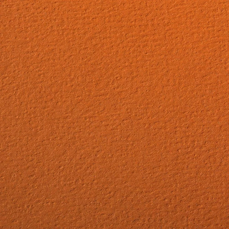Clairefontaine - Ref 93773C - Etival Coloured Grained Drawing Paper (24 Sheets of Paper) - 50 x 65cm - 160gsm Cellulose Art Paper - Orange - Acid Free, pH Neutral
