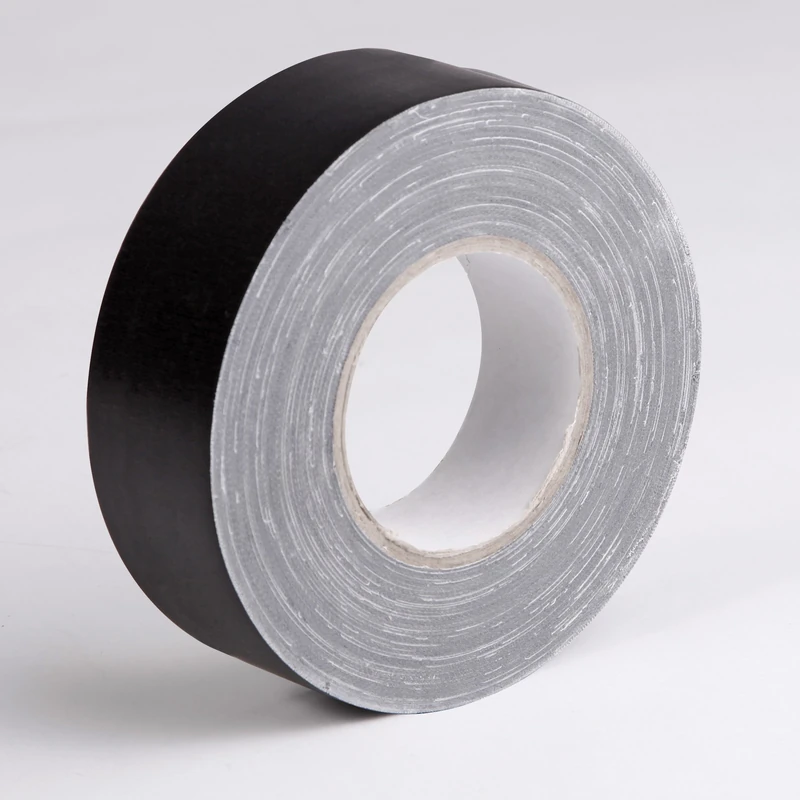 Clairefontaine - Ref 97039C - Banded Fibre Tape (Single Roll) - 50mm x 50m Size, 280 Microns Thick - Suitable for Covering Nails on Canvas Boards - Black - Image 1