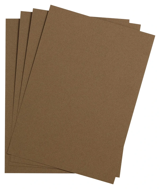 Clairefontaine - Ref 37550C - Etival Coloured Grained Drawing Paper (Pack of 250 Sheets) - 50 x 65cm - 160gsm Cellulose Art Paper - Chestnut - Acid Free, pH Neutral