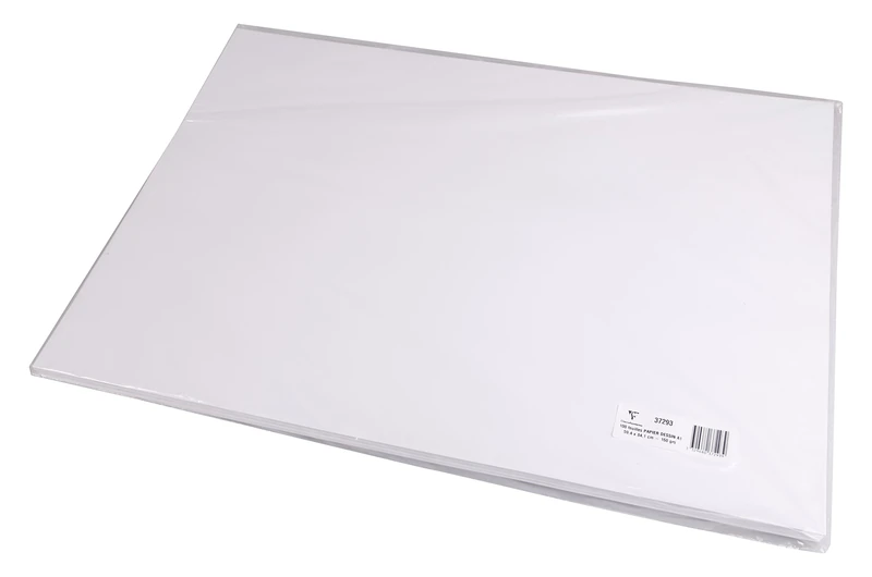 Clairefontaine - Ref 37293C - White Drawing Sketch Paper (Pack of 100 Sheets) - A1 (59.4 x 84cm) - 160gsm Paper, pH Neutral, Acid Free, Suitable for Sketching & Drawing