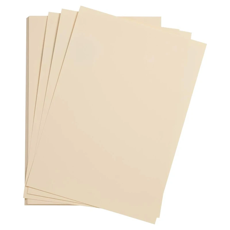 Clairefontaine - Ref 37910C - Etival Coloured Grained Drawing Paper (Pack of 250 Sheets) - 50 x 65cm - 160gsm Cellulose Art Paper - Lemon - Acid Free, pH Neutral