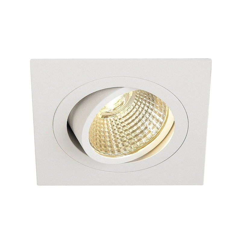 SLV Recessed Ceiling Light New TRIA 1 Set/LED Spotlight, floodlight, Ceiling Spotlight, recessed Light, Indoor Lighting / 2700K 14W 1030lm White dimmable 38 Degrees