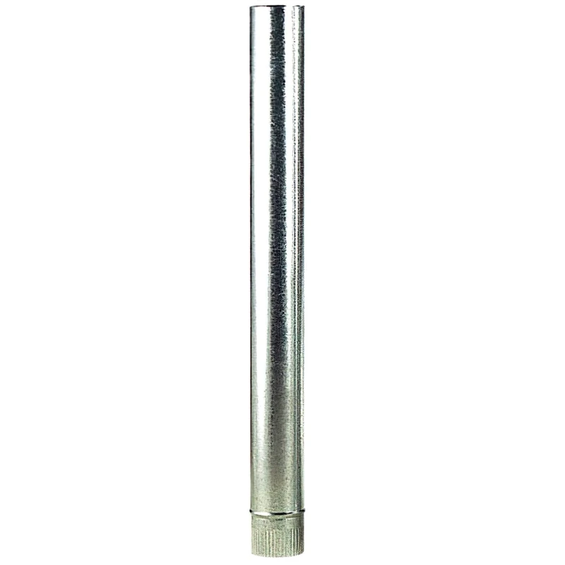Wolfpack 22010050 - Galvanised Oven Pipe, 120mm - Image 1