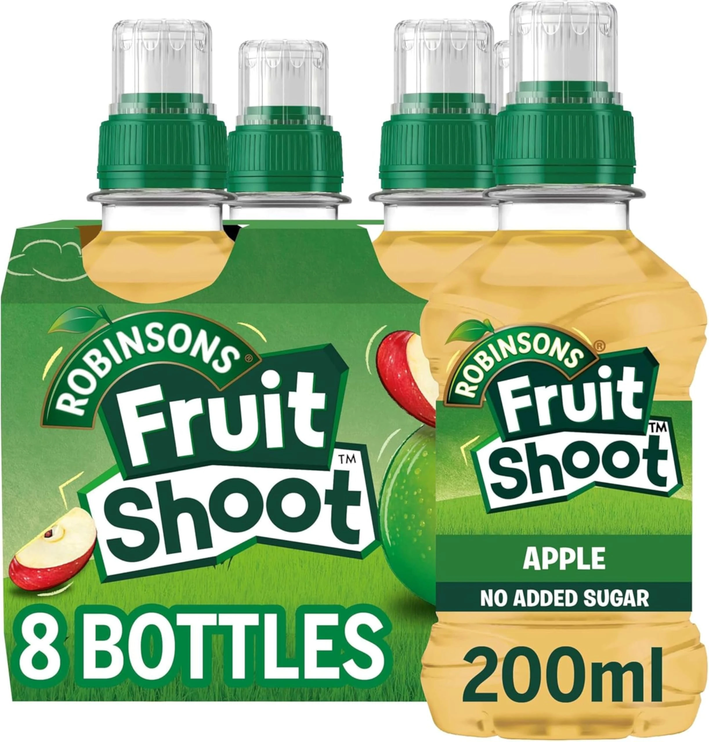 FRUIT SHOOT Apple Juice, 200 ml (Pack of 8)