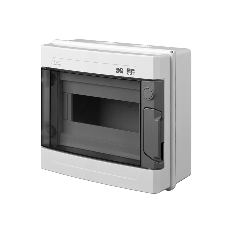 Distribution Box Fuse Box Surface-Mounted Distributor Small Distribution Board Max. 9 Automatic Machines IP55 Surface-Mounted Distributor for Wet Rooms