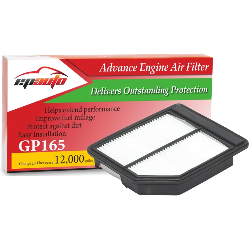 EPAUTO GP165 (CA10165) Replacement for Honda Rigid Panel Engine Air Filter for Civic (2006-2011) - Image 1