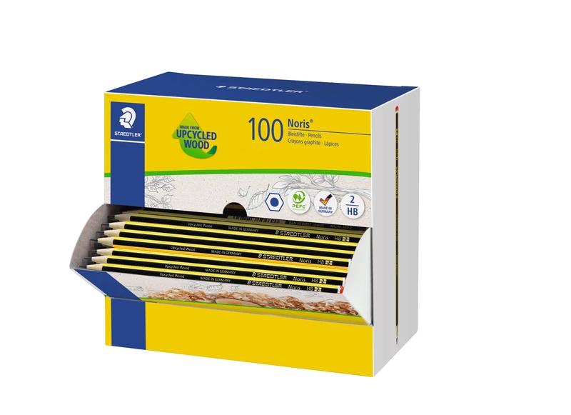 Staedtler Pencil - Bulk Packs Pencil without eraser tip. 100 Bleistifte Black - Image 1