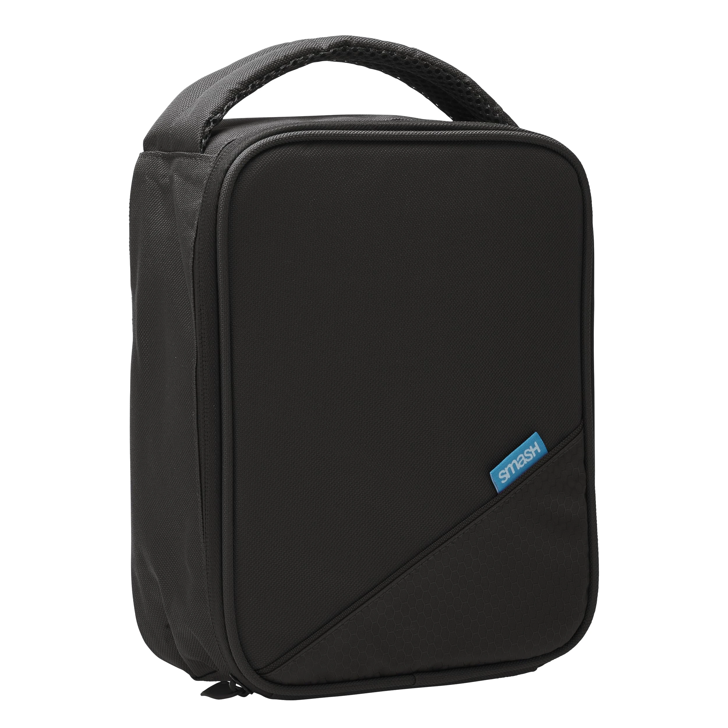 Smash Insulated Lunch Bag, Fabric, 8cm x 18cm x 25cm,Black