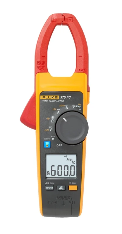 Fluke 600A AC/DC TRMS Wireless Clamp Meter