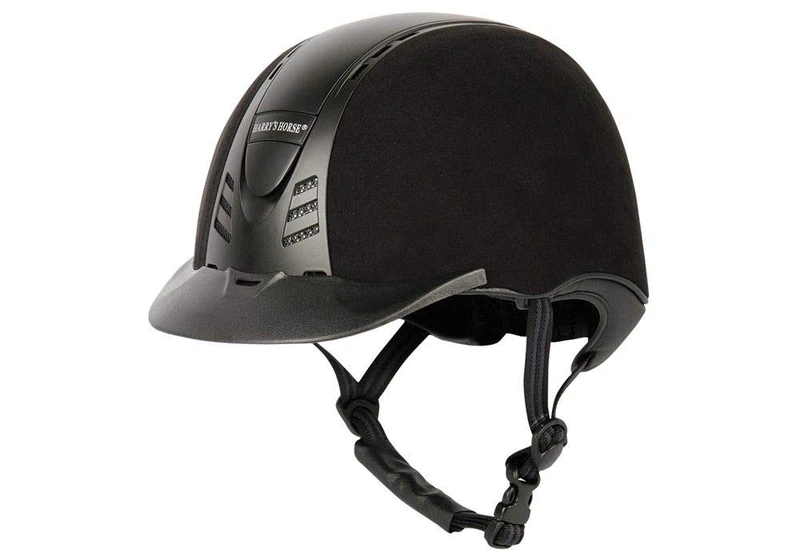 Harry's Horse C.A.P. Women's Sick Safety Helmet – Black, X-Large, 30210040