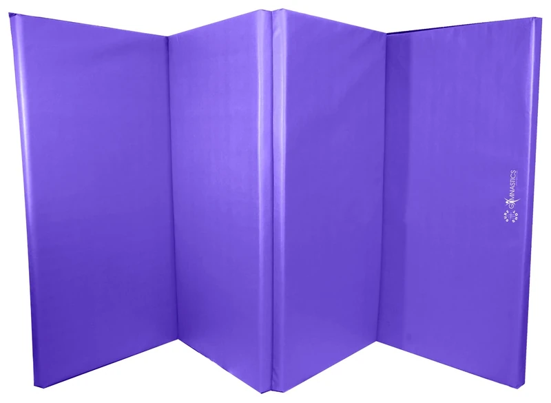 Sure Shot Foldable Double Gymnastics Mat, 0901FD60PP - Purple FD60
