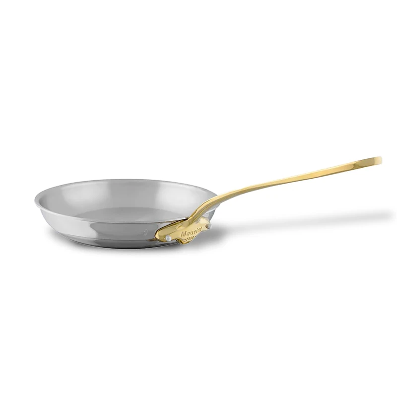 Mauviel1830 'cook Frying Pan Round Diameter:, Stainless Steel, 20 cm