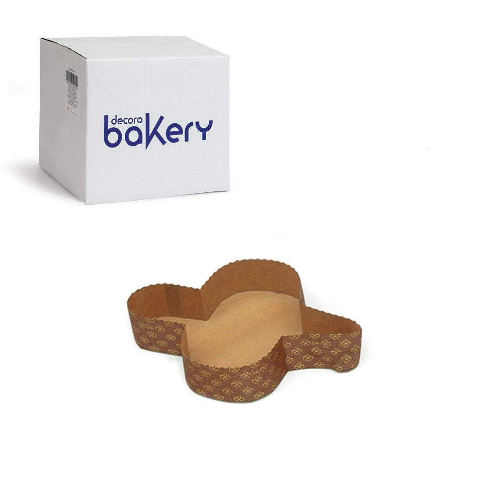 DECORA COLOMBA Pans PC, Carta da forno, Brown, 500 g-100 Pieces