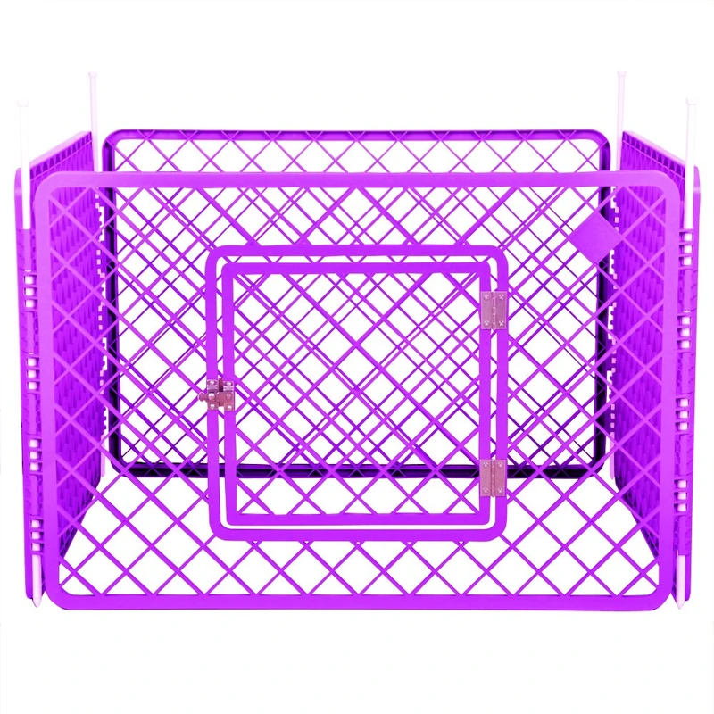 Iris Ohyama Pet Playpen, Small, Purple