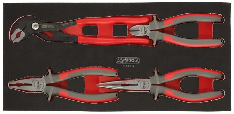 KS Tools 713.4014, Set of Pliers, 4-Piece