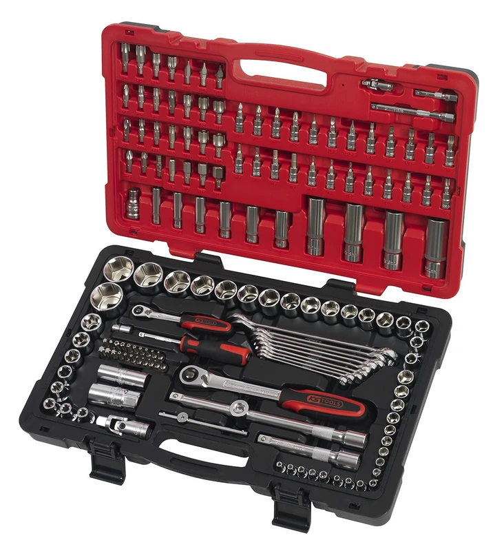 KS Tools 922.0751 Box of 151 sockets 1/4 inch- 1/2 inch