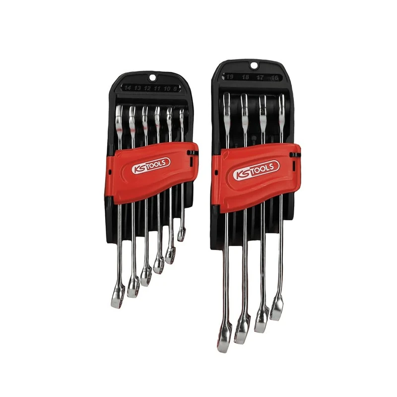 KS Tools 922.0050 Set of 10 Metric Spanner Set on Stand