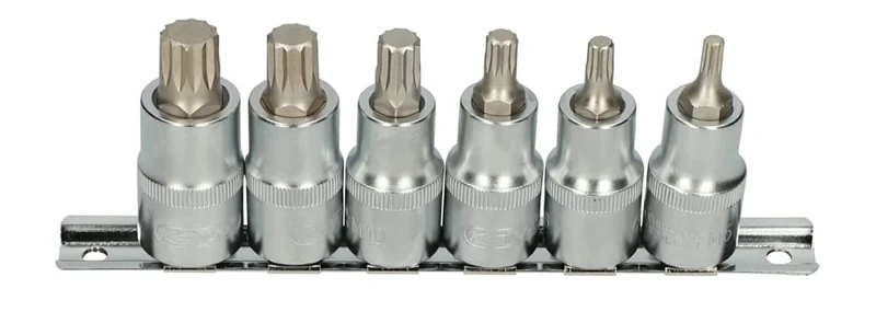 KS Tools 922.1870 6 Rail Socket Screwdriver XZN M5 – M14 55 mm 1/2