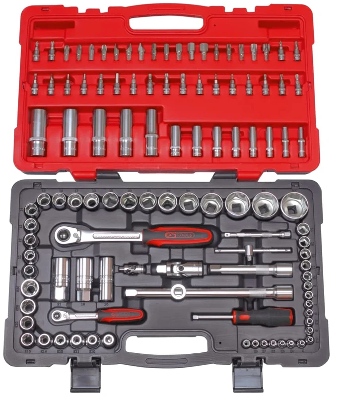 KS Tools 922.0711 Ultimate 111-Piece Set of Sockets/Accessories 1/4 to 1/2 Inch Drive
