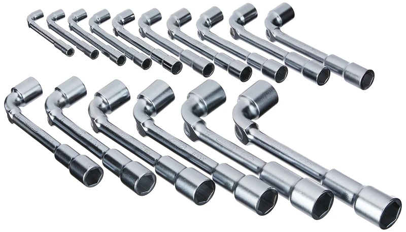 KS Tools 517.0441 Set of 16 Metric Hex Hexagon Key Wrench 10 in a Box