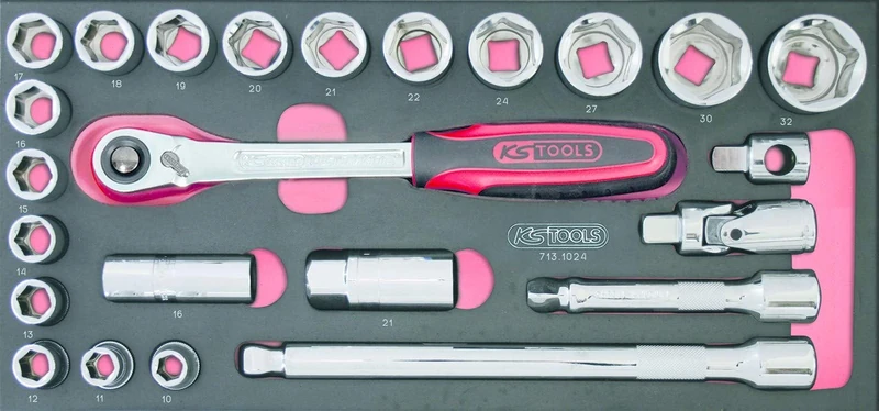 KS Tools 713.1024 Ultimate 24 Module Sockets/Accessories 1/2 " - Image 1