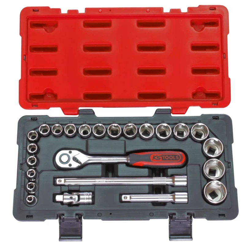 KS Tools 922.0623 Ultimate 23-Piece Set of Sockets/Accessories with 1/2 Inch Drive