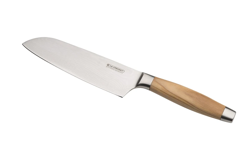 LE CREUSET Santoku Knife 18 cm Olive Wood Handle, 98000218000200