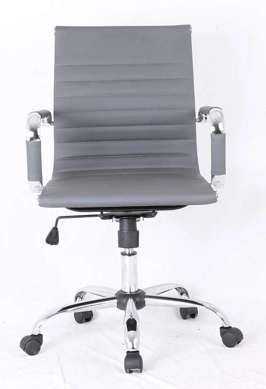 Grey Designer Contemporary Management Reception Meeting Office Chair