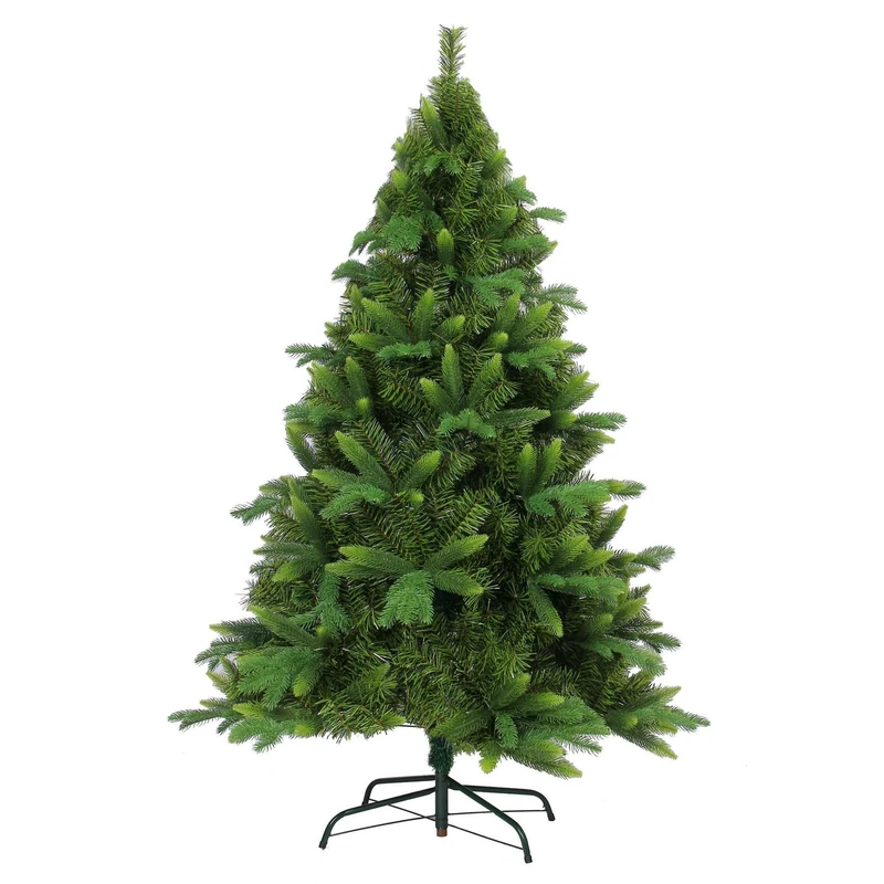 SHATCHI SHATCHI-568 4ft Artificial Christmas Tree with 3 Different Tips, Green