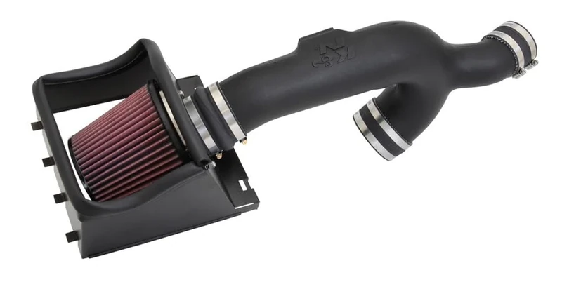 K&N Performance Air Intake Kit compatible with Ford F150 3.5 V6 Turbo Ecoboost 2011-2014 (57-2583)