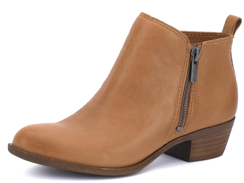 Lucky Brand Women's Basel Ankle Bootie - Wheat - Size 4 UK