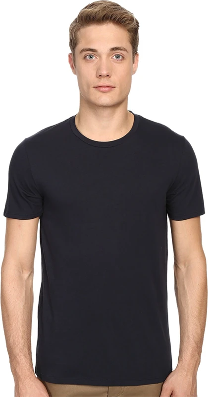 Vince Men's Favorite Pima Cotton Short-Sleeve Crew-Neck T-Shirt, Coastal Large