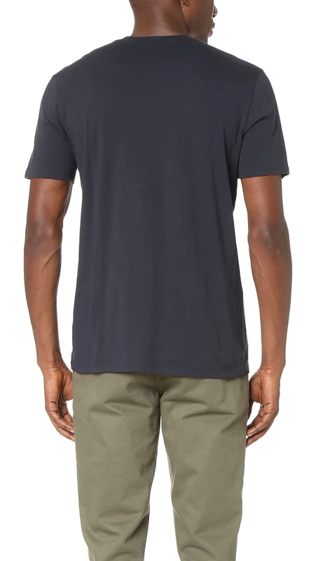 Vince Men's V-Neck T-Shirt, Coastal Blue, One Size/XL - Image 1