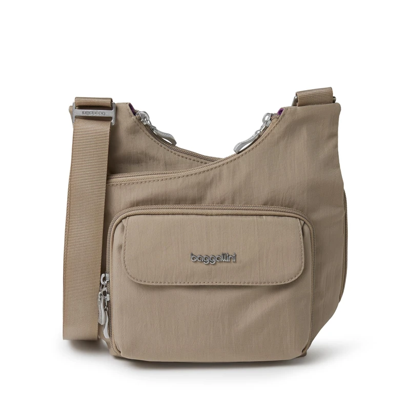 Baggallini Womens Criss Cross Beige Size: One Size