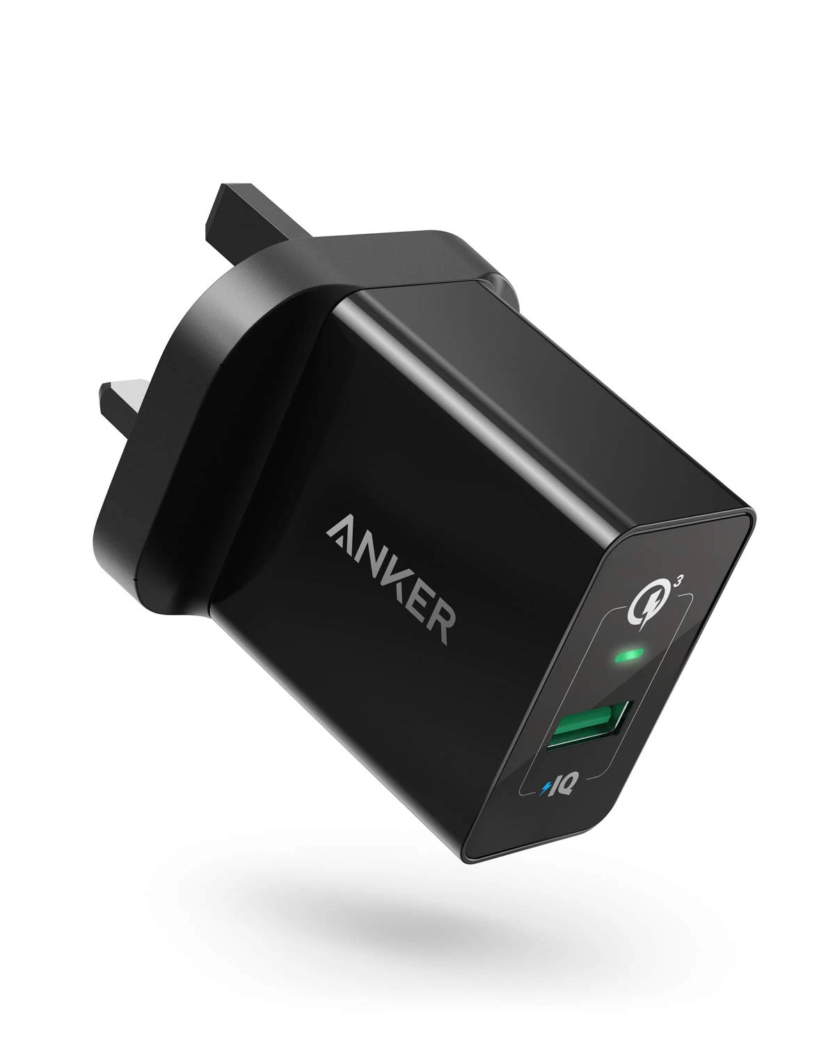USB charger, Anker 18W USB Wall Charger - Fast Charging for Galaxy S10/S9/S8/Edge/Plus, Note 8/7, LG G4, HTC One A9/M9, Nexus 9, iPhone, iPad and more