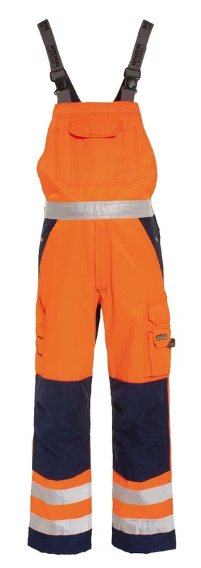 Tranemo 4840-44-93-C148 Size C148 "CE-ME" Dungarees - Orange/Navy Blue