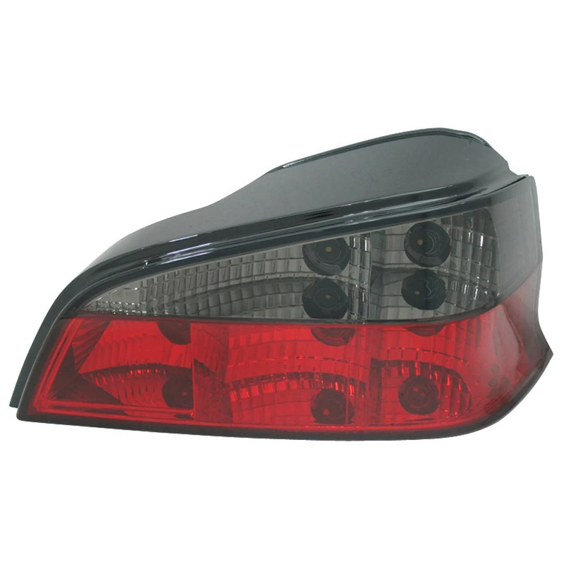 AutoStyle Set Tail Lights compatible with Peugeot 106 1996- - Red/Smoke