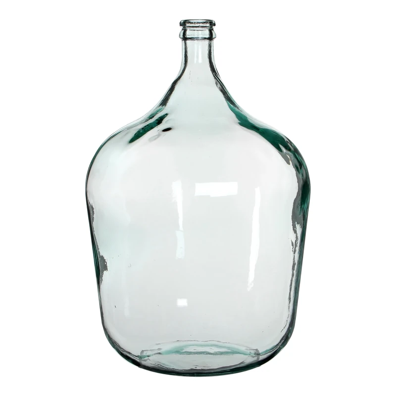 Mica decorations Diego Bottle, Glass, Transparent, Height: 56 cm, Diameter: 40 cm - Image 1