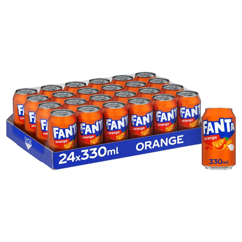 Fanta Orange Can 24 x 330 ml