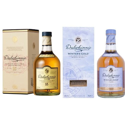 Dalwhinnie 15 Year Old Whisky & Dalwhinnie Winter's Gold Whisky, 2 x 700ml