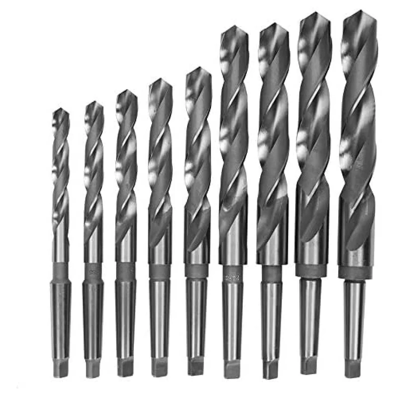 Stürmer Optimum 3051002 Spiral Drill Set High-Speed Steel 9 Pieces Right-Handed MK 2 Size 14.5-30 mm