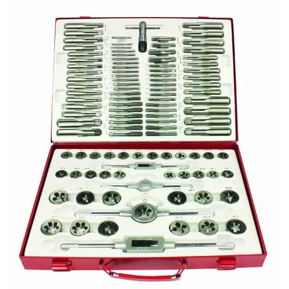 Metalworks skc110ets – Tap and fileras with Tap Wrench, 110 Pieces - Image 1
