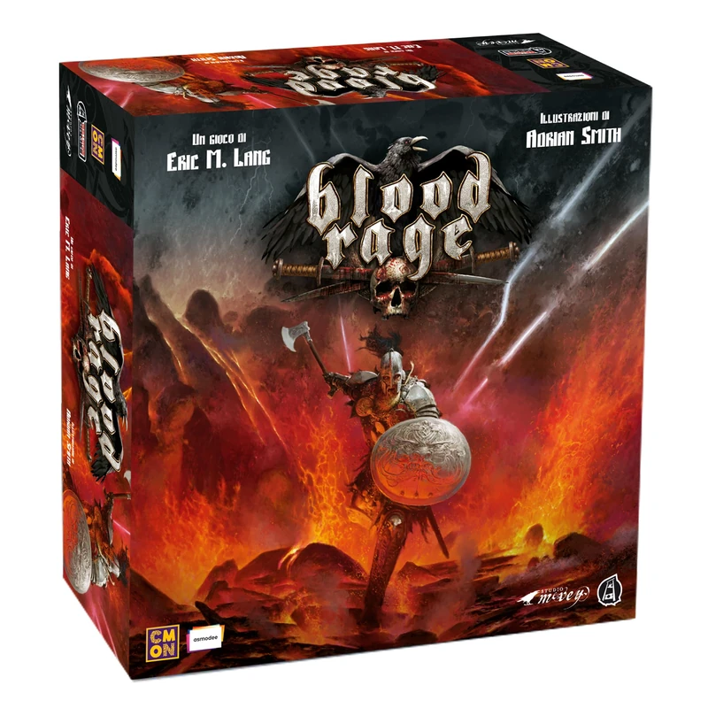 Asmodee Blood Rage Board Game, 2 and 4 Players, 14 Years, Italian Edition, Multi-Colour - Image 1
