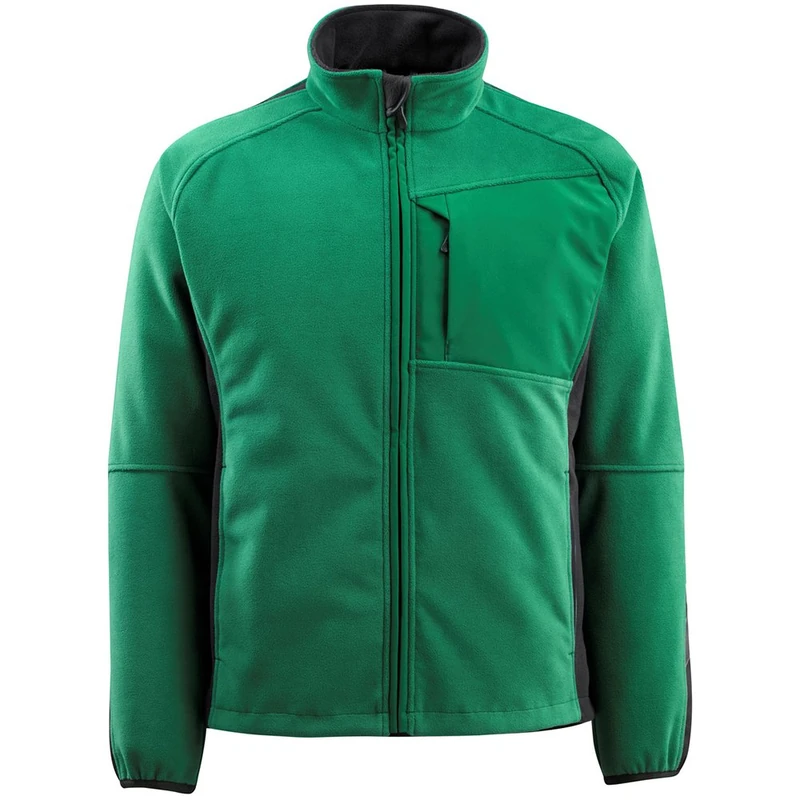 Mascot 15603-259-0309 Marburg Unique Mesh Lining Water Repellent Fleece Jacket, Size 2XL, Green/Black