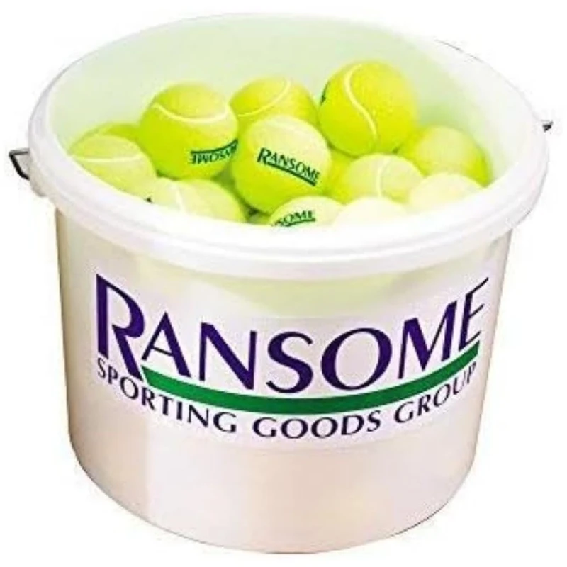 Ransome Tennis Sports Tournament Play Training/practice Match Ball Bucket Of 60