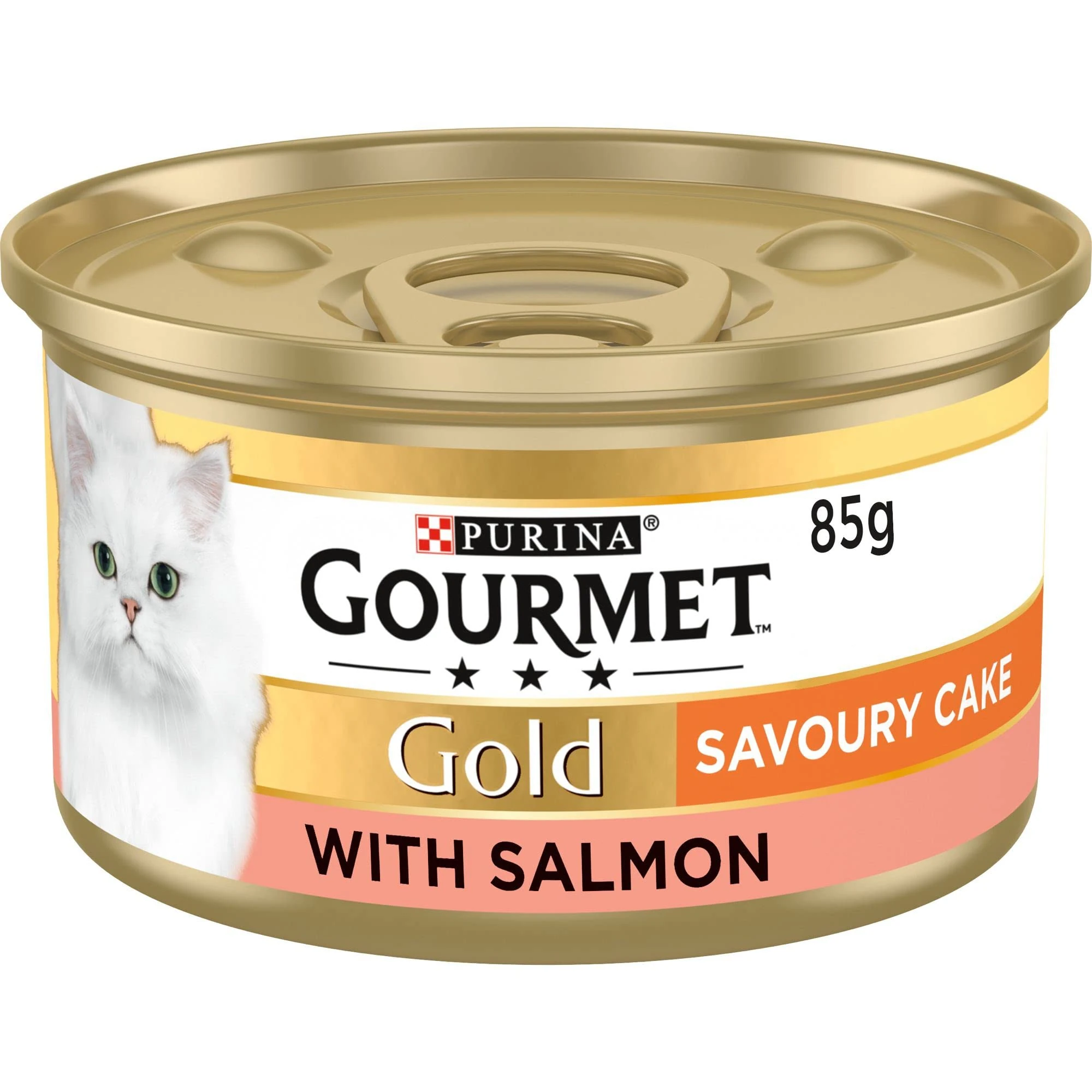 GOURMET Gold Savoury Cake Salmon Wet Cat Food 85g (Pack of 12)